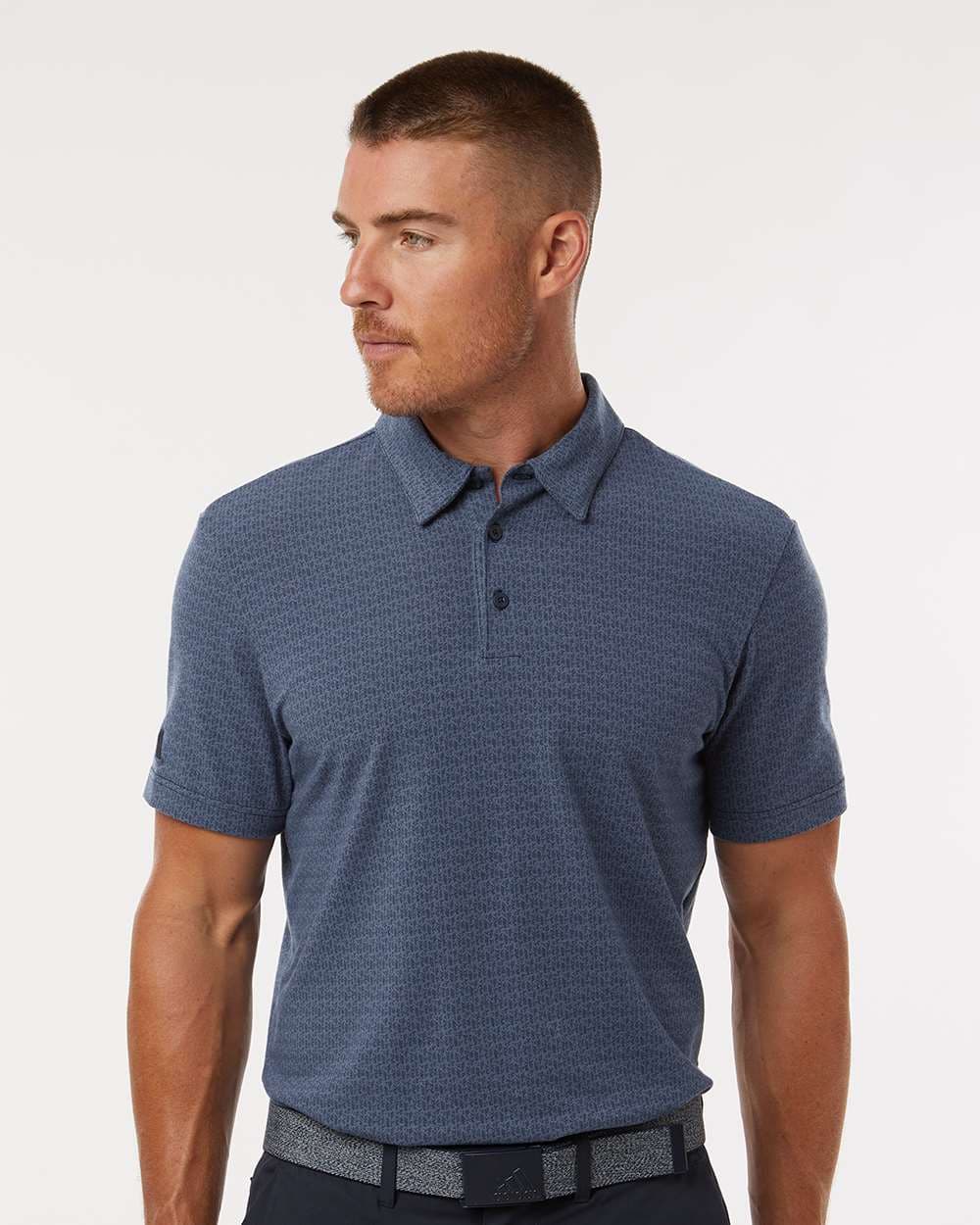 Polo imprimé adidas pour homme en mélange de tissus