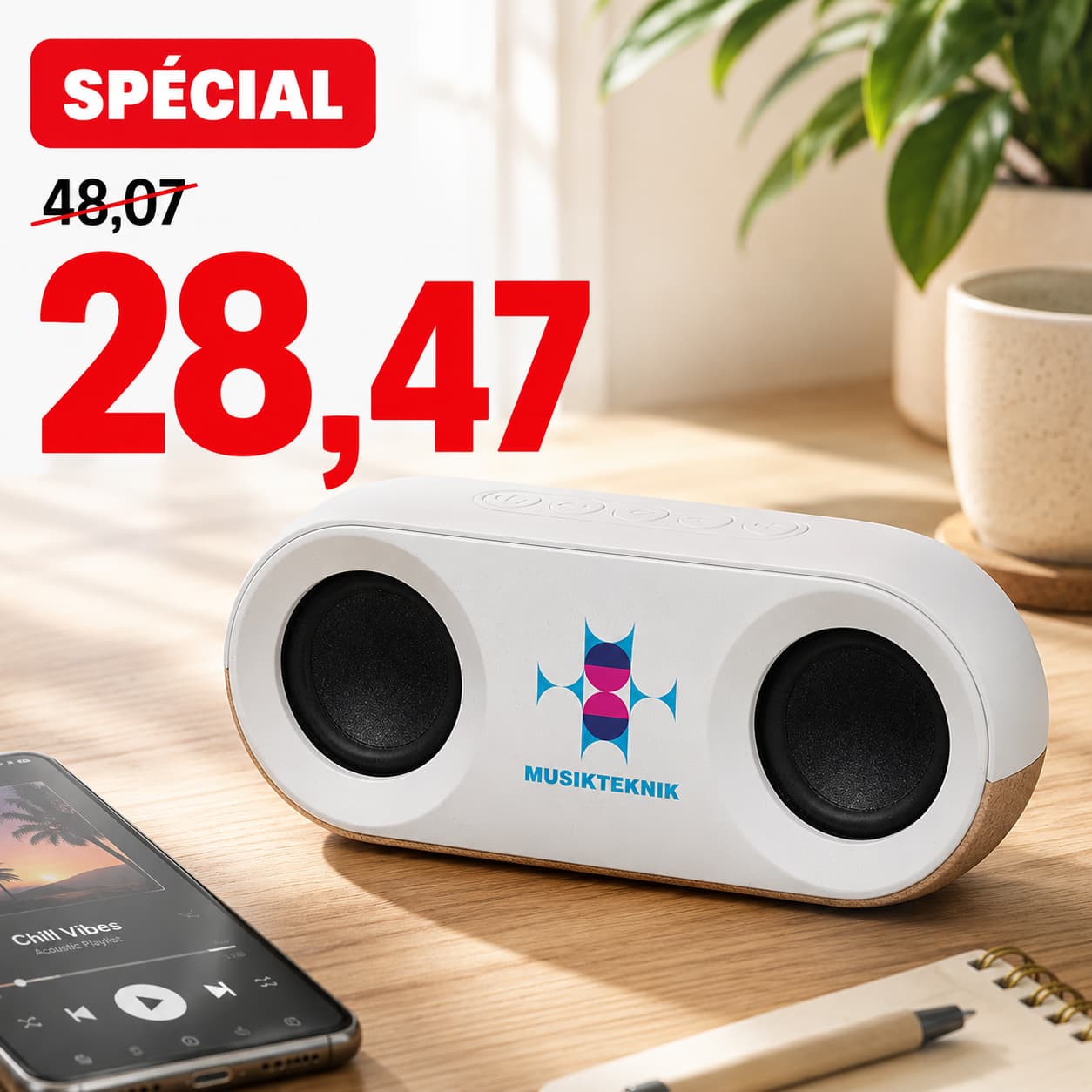 Haut-parleur Bluetooth Musiktechnik